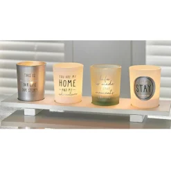 Online Set 4 bougies message