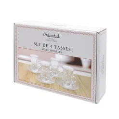 Online KITCHEN COLLECTION ORIENTAL Set 4 tasses a the avec coupelle