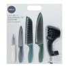 New SIMPLY Set de 4 couteaux + aiguiseur
