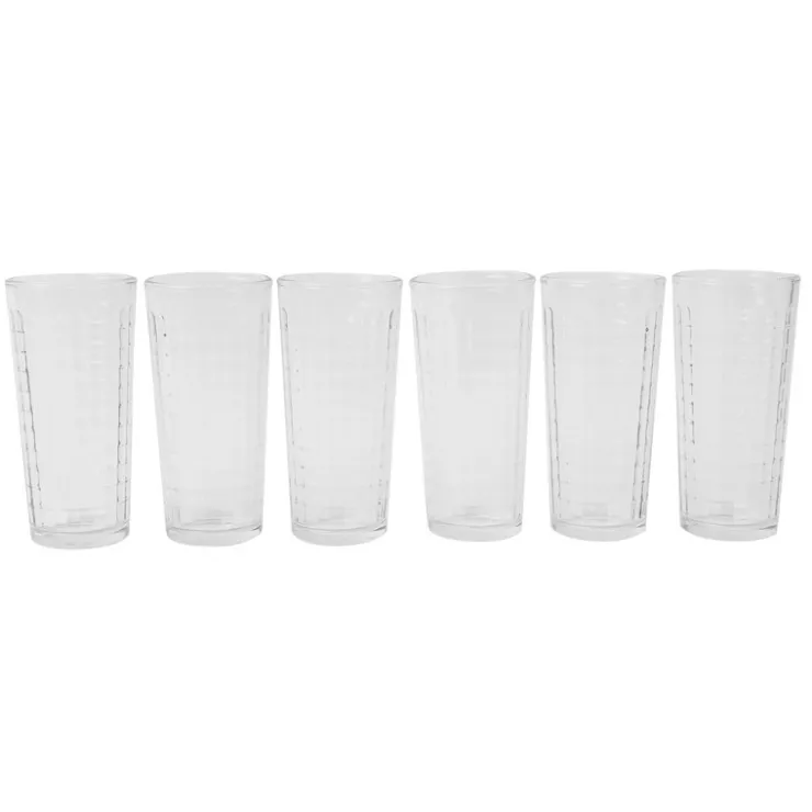 Sale SIMPLY Set de 6 verres hauts transparen