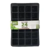GROW YOUR OWN Set de bacs a semis 24 cellules
