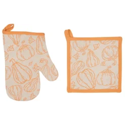 Best COSY SEASON Set manique et gant ochre/ecru