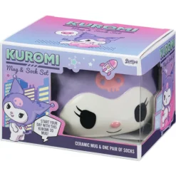 Hot HELLO KITTY Set mug 3d et chaussettes kuromi