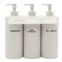 Discount BATHROOM COLLECTION Set x3 distributeur a savon