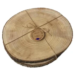 Hot SECRET FOREST Sets de table rond bois d33cm x2