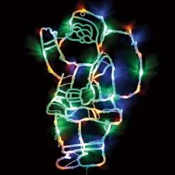 Online Silhouette dAinterieur pere noel