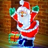 Best Silhouette lum pvc pere noel/ pi