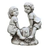 Clearance Statue fille et garcon bascule