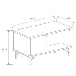 Discount MAYFAIR Table basse creme pieds dores