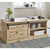 New HAMBURG Table basse porte coulissante