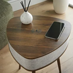 Outlet HOME COLLECTION Table chargeur induction fonce