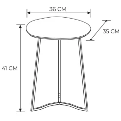 Sale HOME COLLECTION Table effet travertin pm