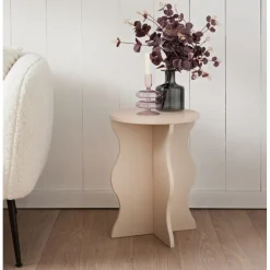 Discount HOME COLLECTION Table vague beige
