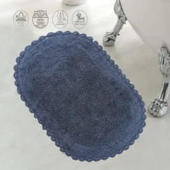 New BATHROOM COLLECTION Tapis bain crochet gris