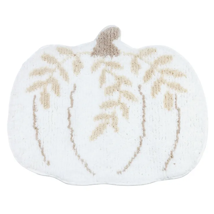 COSY SEASON Tapis citrouille blanc