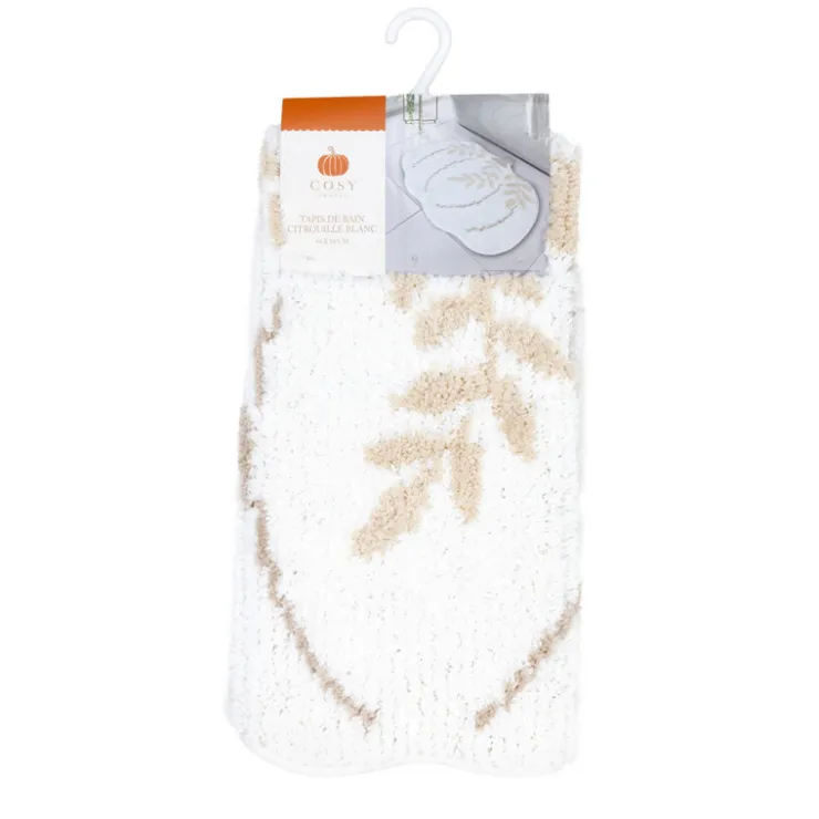 COSY SEASON Tapis citrouille blanc