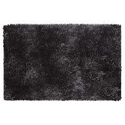 New BATHROOM COLLECTION Tapis de bain paillette noir