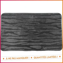 New SIMPLY Tapis de bain 50x80 gris fluffy