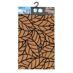 Clearance Tapis imp jungle noir 45x75cm