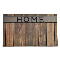 Clearance Tapis imprime 45x75cm effet bois