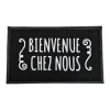 Sale Tapis 45x75cm noir bienvenue