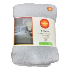 Discount SIMPLY COSY Teddy 260x240 argent