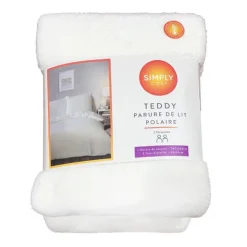 Sale SIMPLY COSY Teddy 240x220+2 creme