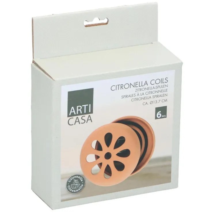 Outlet Terre cuite + 6 spirales citronn