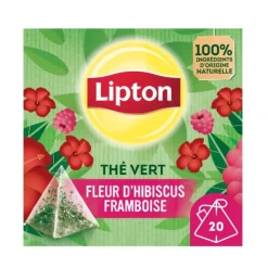 New LIPTON The vert fleur d'hibiscus x20