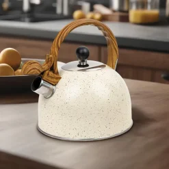 KITCHEN COLLECTION Theiere avec bec sifflant beige