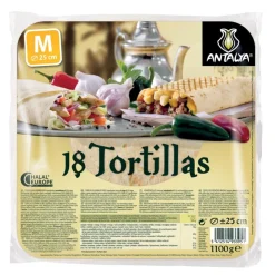 Clearance ANTALYA Tortillas x18 25cm