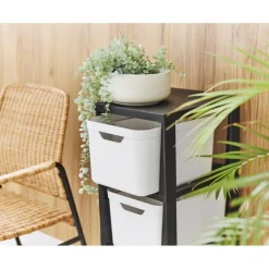 Online SIMPLY Tour desserte 3 niveaux blanche