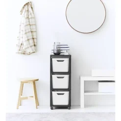 Online SIMPLY Tour desserte 3 niveaux blanche