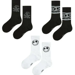 New ETRANGE NOEL DE MR JACK Trio de chaussettes - nbc