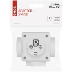 Clearance EMOS Triplite + 2xusb