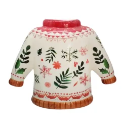 Hot Vase en pull de noel