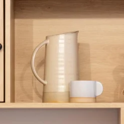 Sale NATURAL HOME Vase pichet bicolore