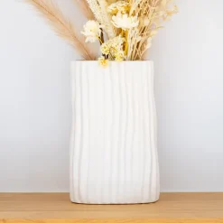 Sale PURE HARMONY Vase strie porcelaine