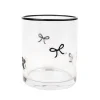 New KITCHEN COLLECTION Verre bas motif noeud noir