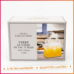 Discount KITCHEN COLLECTION Verre en forme de sac a main