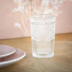 Online KITCHEN COLLECTION Verre haut transp embosse