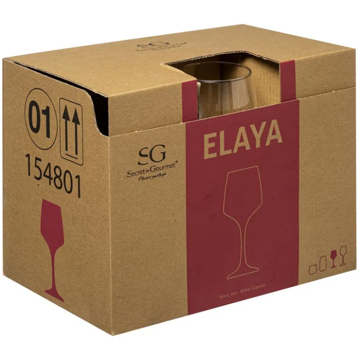Online SECRET DE GOURMET Verre vin elaya 29cl