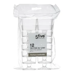 Sale Verrine carre avec pied 6cl x12