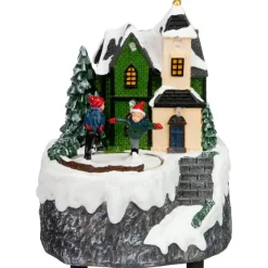 Sale Village eglise avec train