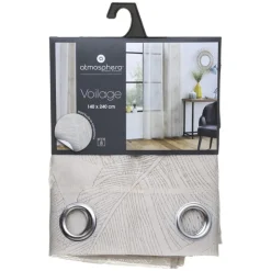 Sale Voilage devo feuil lin 140x240