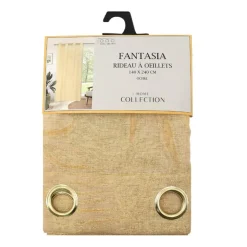 Best HOME COLLECTION Voile a Aillets fantasia 140x240