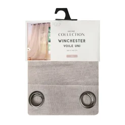Sale HOME COLLECTION Voile Aillets winchester