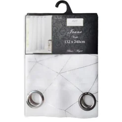 Best HOME COLLECTION ARGENT Voile ivane 132x240cm