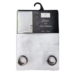 Clearance HOME COLLECTION ARGENT Voile joline 132x240cm