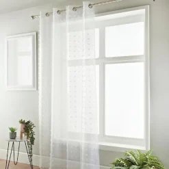 Discount HOME COLLECTION Voile pompons 140x240